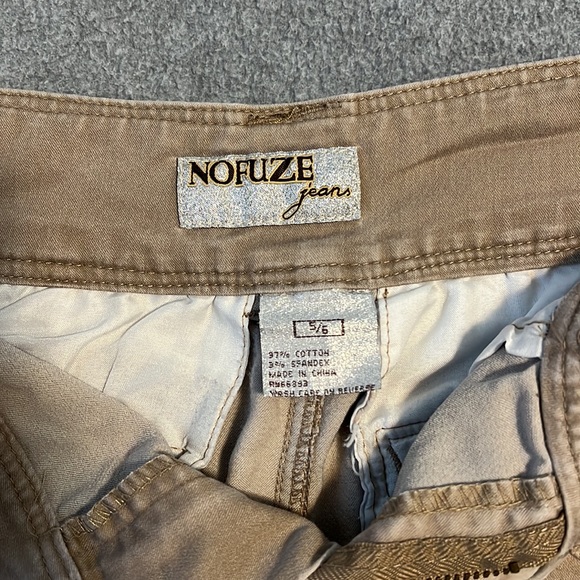 NoFuze Jeans Women’s Tan Pencil Skirt - Picture 2 of 3